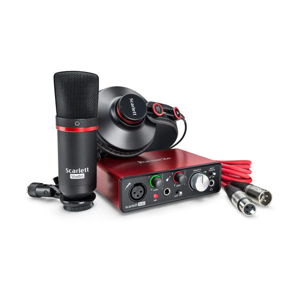 خرید پکیج استودیویی مدل Focusrite Scarlett Solo G2