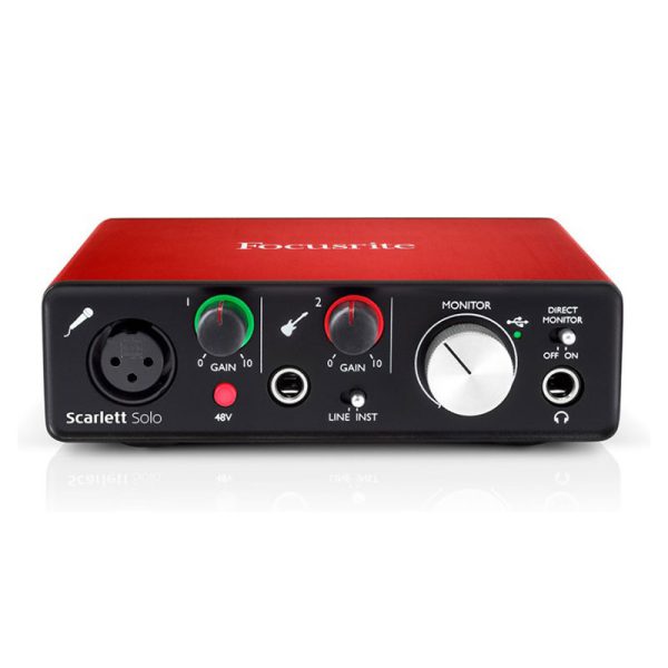 خرید پکیج استودیویی مدل Focusrite Scarlett Solo G2