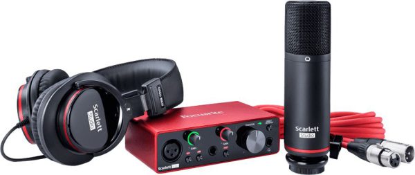 خرید پکیج استودیویی مدل Focusrite Scarlett Solo G3