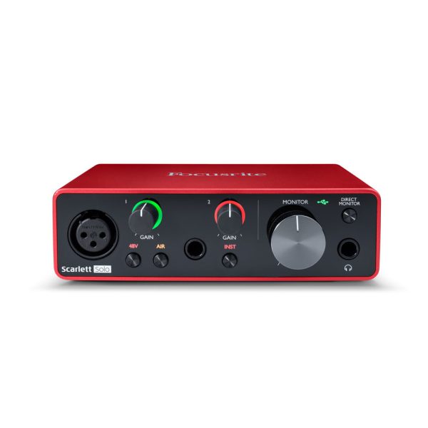 خرید پکیج استودیویی مدل Focusrite Scarlett Solo G3