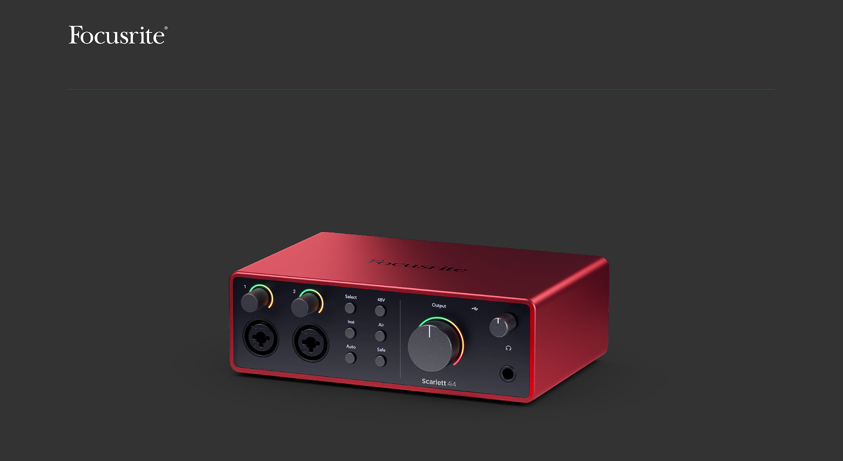 خرید کارت صدای Focusrite Scarlett 4i4 4th Gen