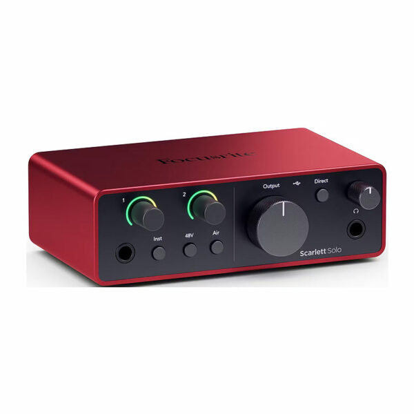 خرید کارت صدای Focusrite Scarlett Solo 4th Gen